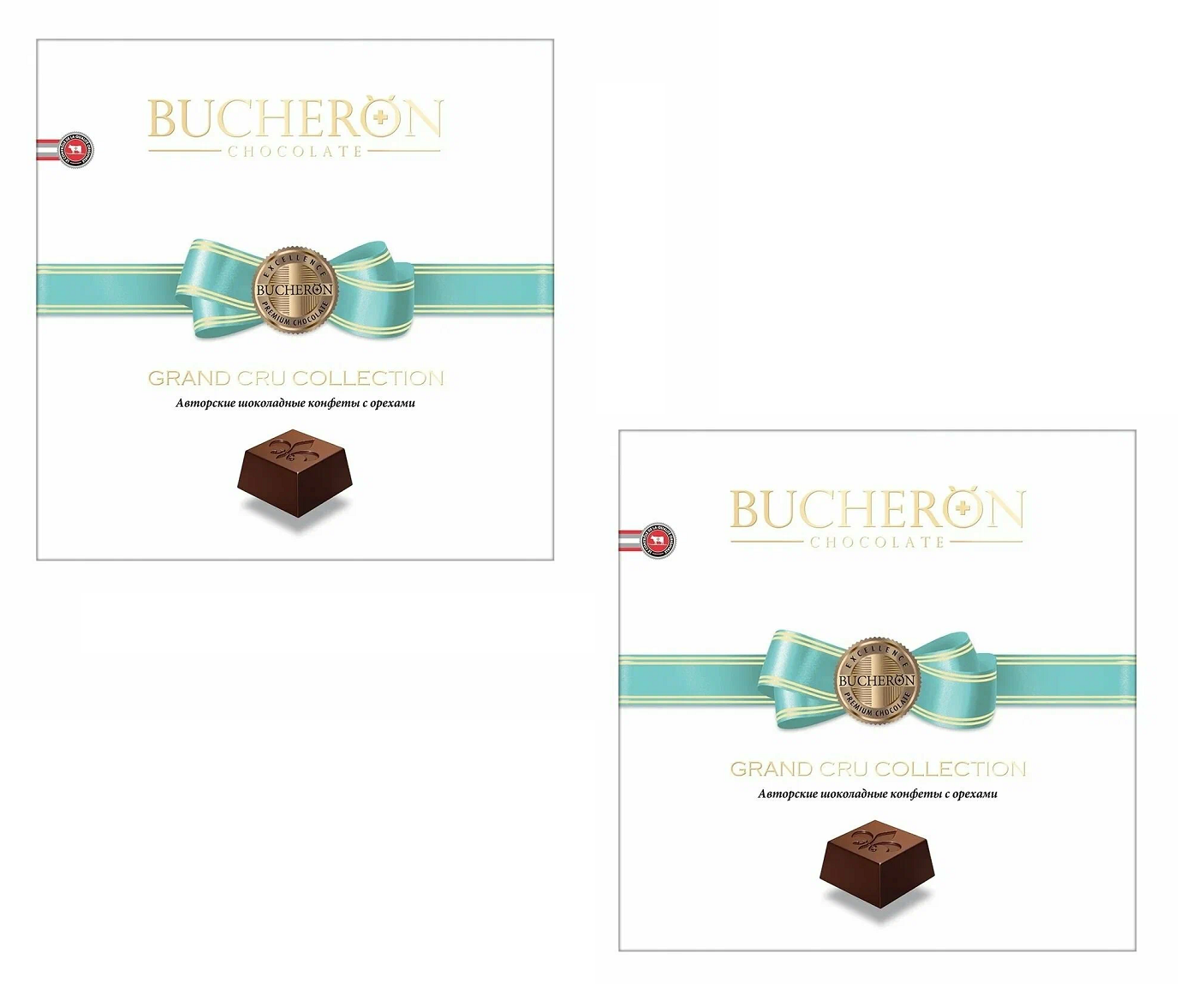 Конфеты Bucheron Grand cru collection с орехами, 180 г х 2 шт