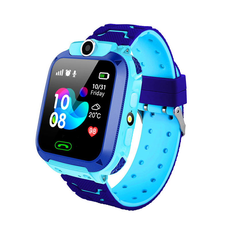 фото Детские умные часы smart baby watch q12 2g light blue