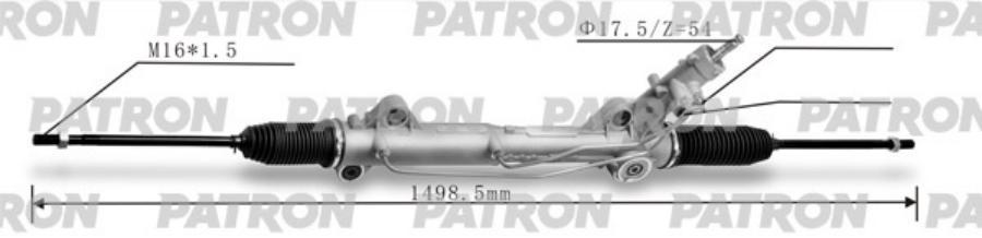 

Рулевая рейка PATRON PSG3112
