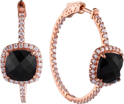 

Серьги женские из серебра Джей Ви F512-2CE, фианит, F512-2CE