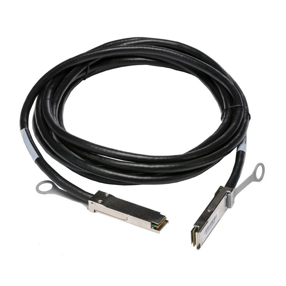 Кабель Fibertrade QSFP28 - QSFP28 вилка-вилка 3м (FT-QSFP28-CabP-AWG26-3) 600011470292 черный