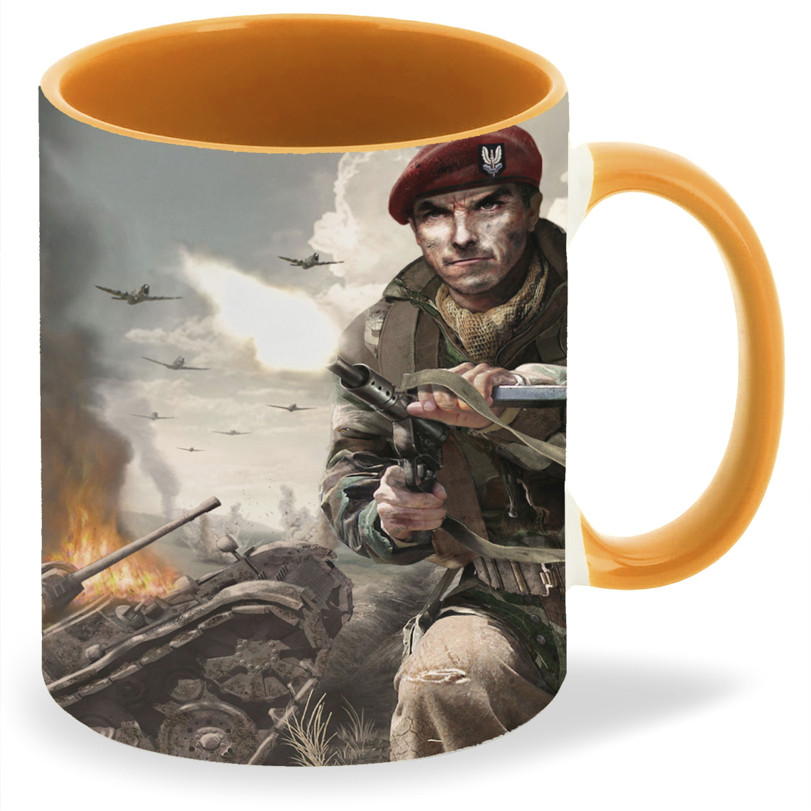 

Кружка CoolPodarok call of duty 3 Краповый берет Солдаты, call of duty 3 Краповый берет Солдаты