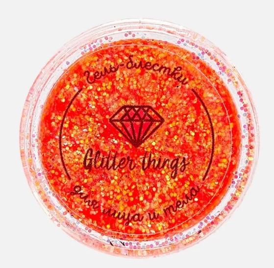 Гель-блестки Glitter Things для лица и тела Яркое солнце 5 мл