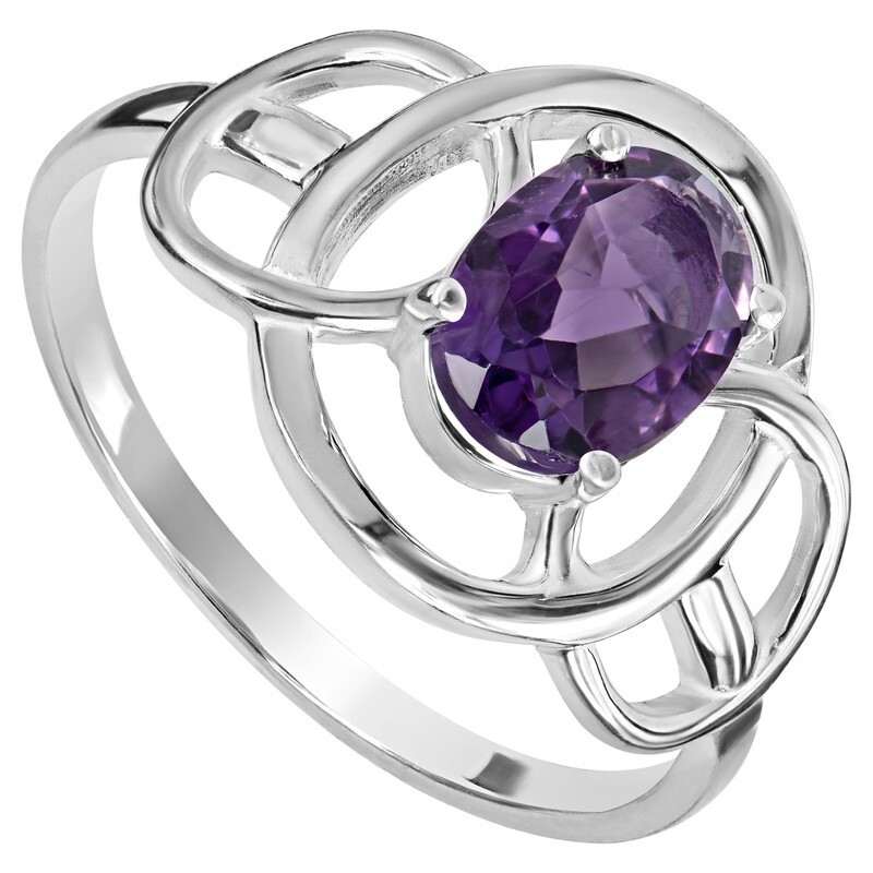 

Кольцо из серебра с аметистом р. LAZURIT-ONLINE 845700, 845700