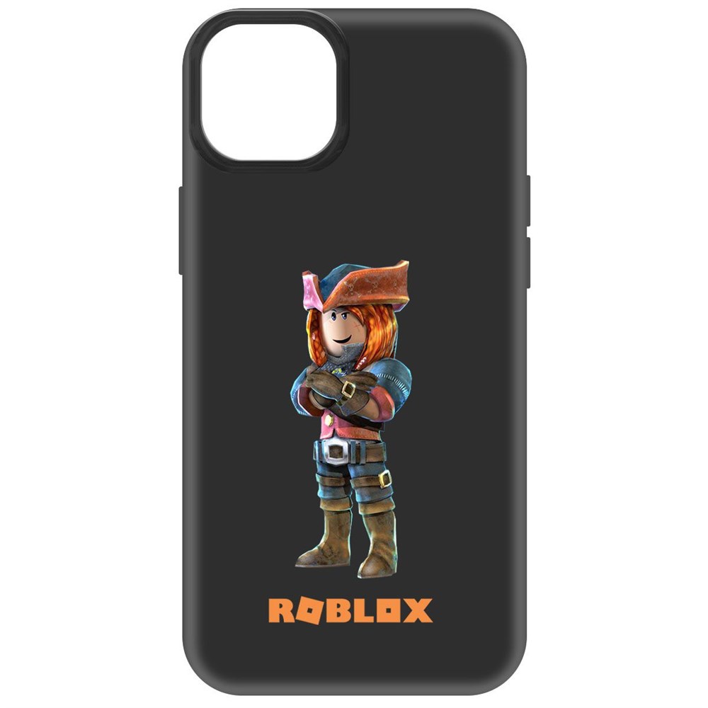 

Чехол-накладка Софт Roblox-Эзебель для iPhone 14 Plus, Черный