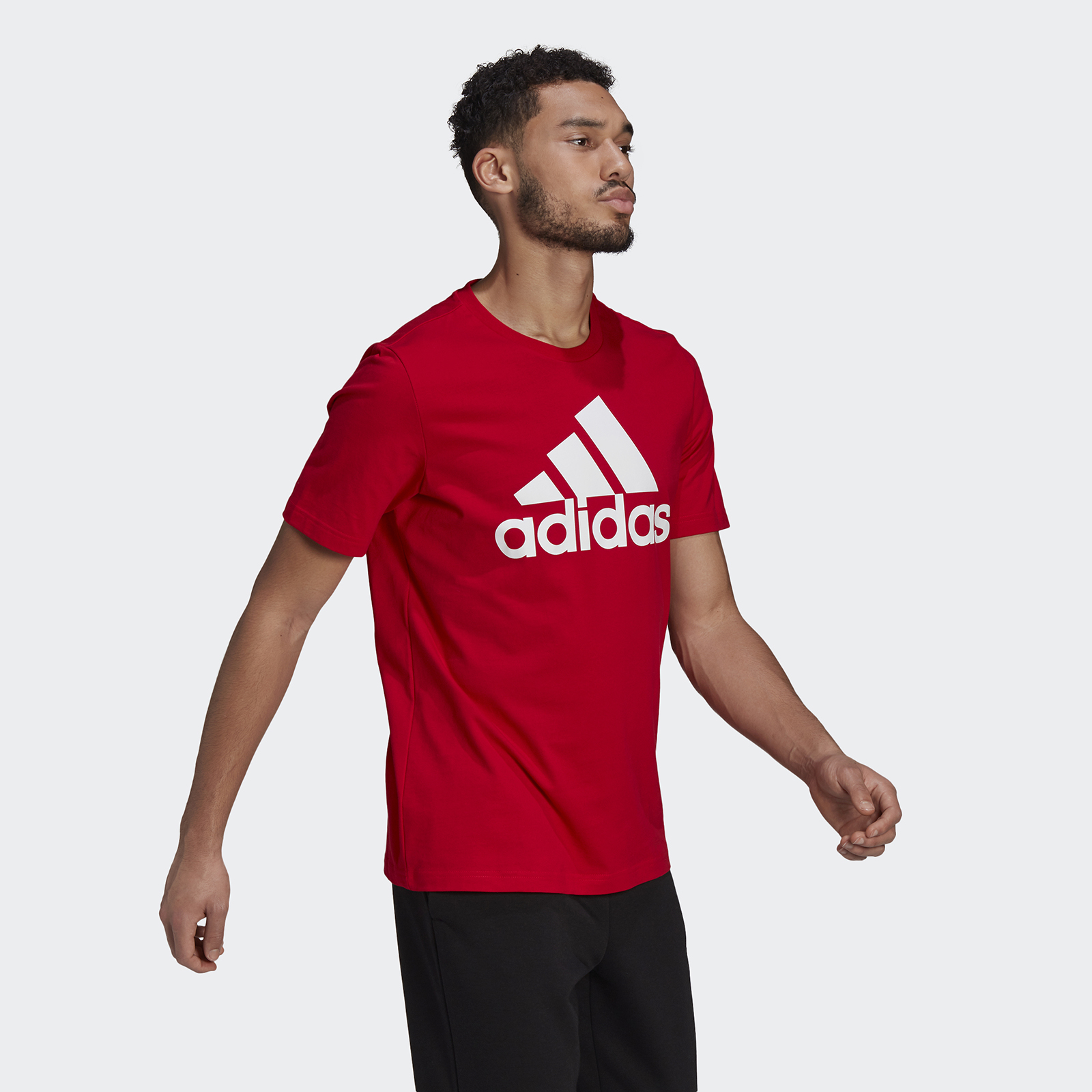 фото Футболка мужская m bl sj t adidas красная s