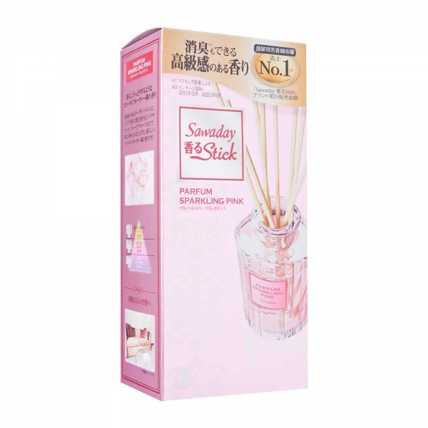 фото Sawaday stick parfum sparkling pink натуральный аромадиффузор для дома, с чарующим цветочн kobayashi