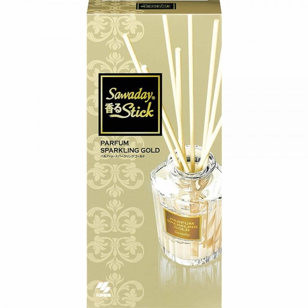 фото Sawaday stick parfum sparkling gold натуральный аромадиффузор для дома, с ярким цветочно-ц kobayashi