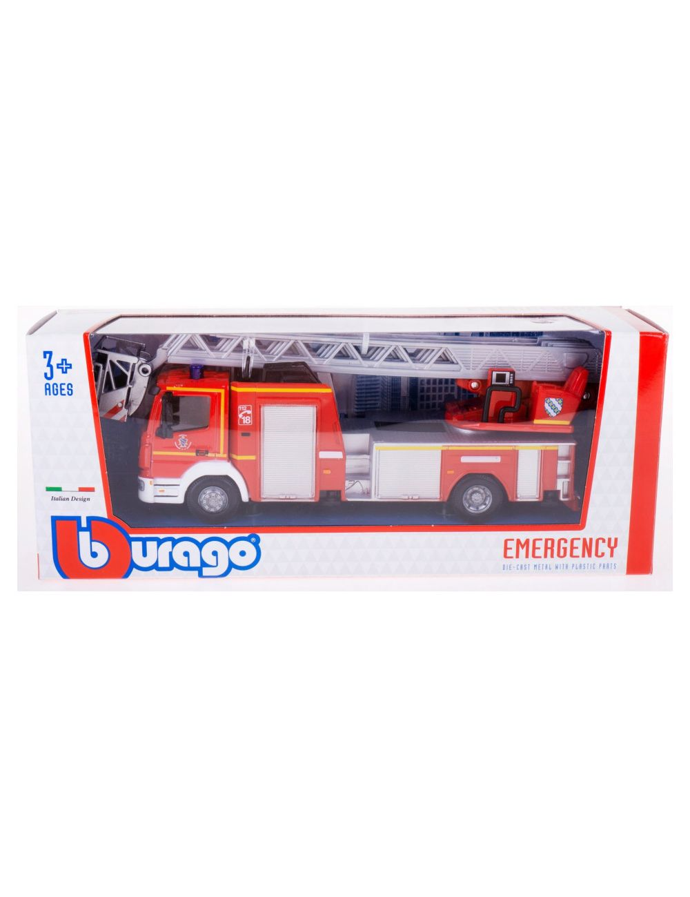 Машина Bburago пожарная 1:50 EMERGENCY FORCE IVECO MAGIRUS 150E 28 18-32001