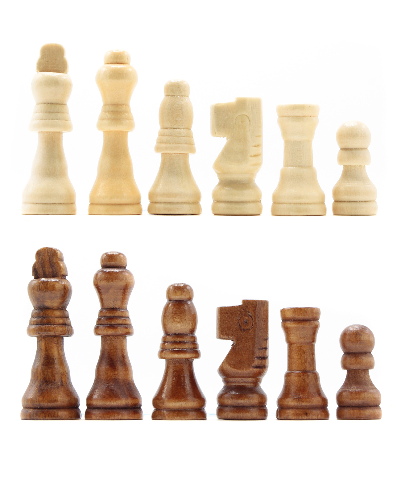 Шахматные фигуры Фабрика Игр деревянные маленькие