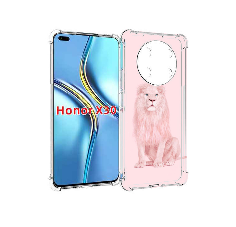 

Чехол MyPads Розовый-лев для Honor X30 / Magic4 Lite 5G, Прозрачный, Tocco