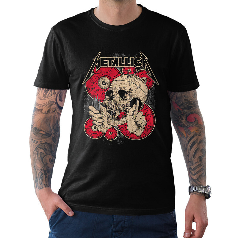 

Футболка мужская Dream Shirts Metallica - Металлика 10006742 черная 2XL, Metallica - Металлика 10006742