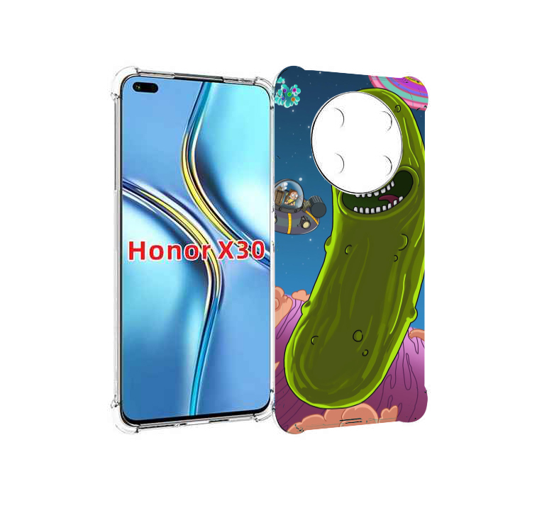 

Чехол MyPads Рик огурец для Honor X30 / Magic4 Lite 5G, Прозрачный, Tocco