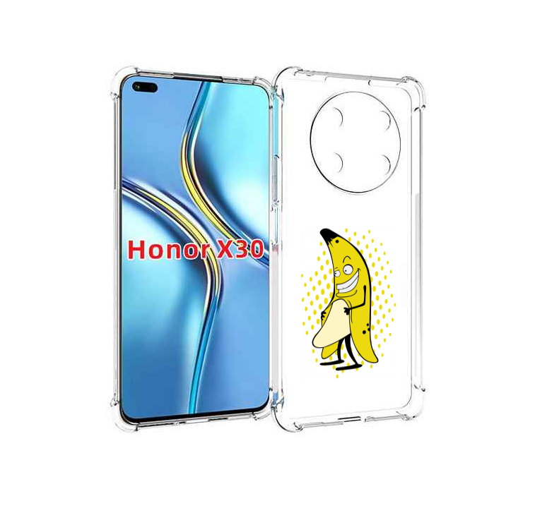 

Чехол MyPads Раздетый-банан для Honor X30 / Magic4 Lite 5G, Прозрачный, Tocco