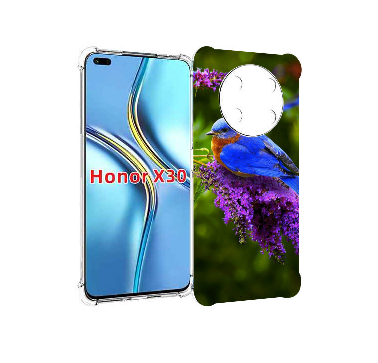 

Чехол MyPads Птица-сиреневая для Honor X30 / Magic4 Lite 5G, Прозрачный, Tocco