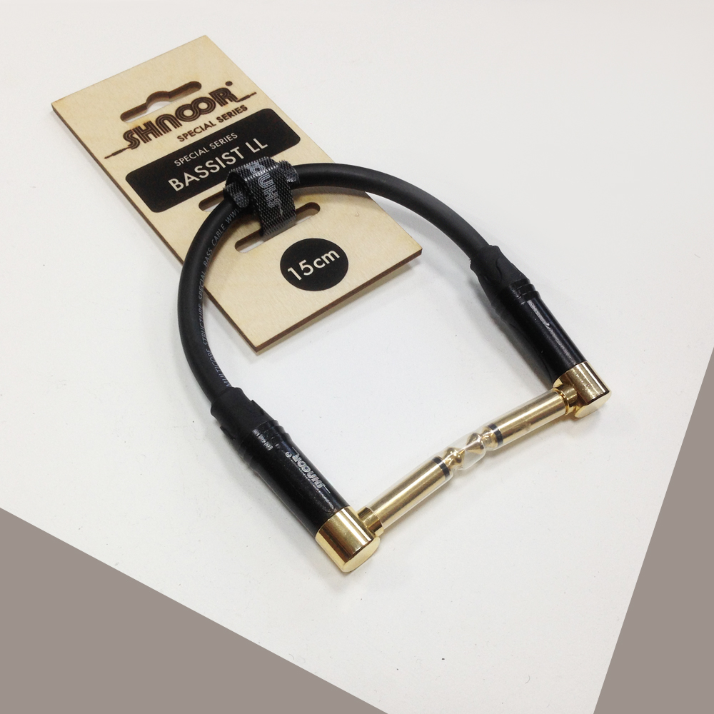 Инструментальный басовый патч-кабель SHNOOR, Bassist-LL-15cm 15см