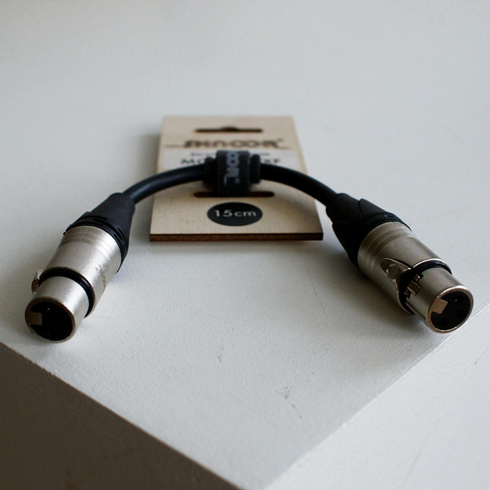 

MC226-XFXF-0,15m Кабель соединительный XLR3f-XLR3f, 15см, SHNOOR