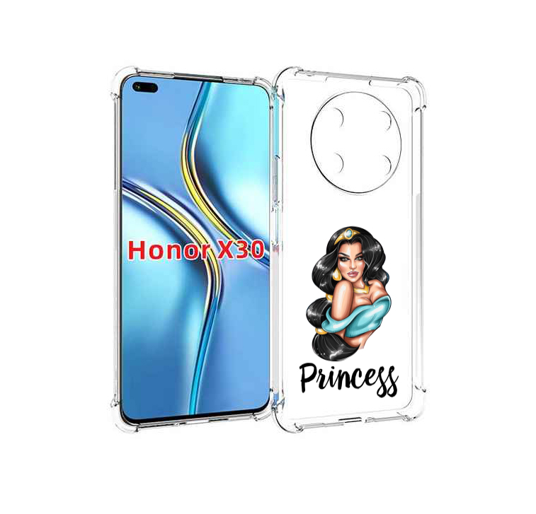 

Чехол MyPads Принцесса-Жасмин женский для Honor X30 / Magic4 Lite 5G, Прозрачный, Tocco