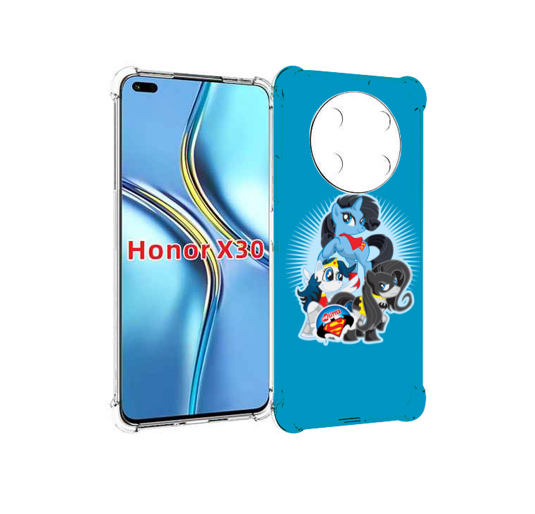

Чехол MyPads Пони-литл для Honor X30 / Magic4 Lite 5G, Прозрачный, Tocco