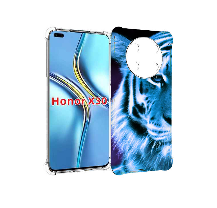

Чехол MyPads Половина-тигра мужской для Honor X30 / Magic4 Lite 5G, Прозрачный, Tocco