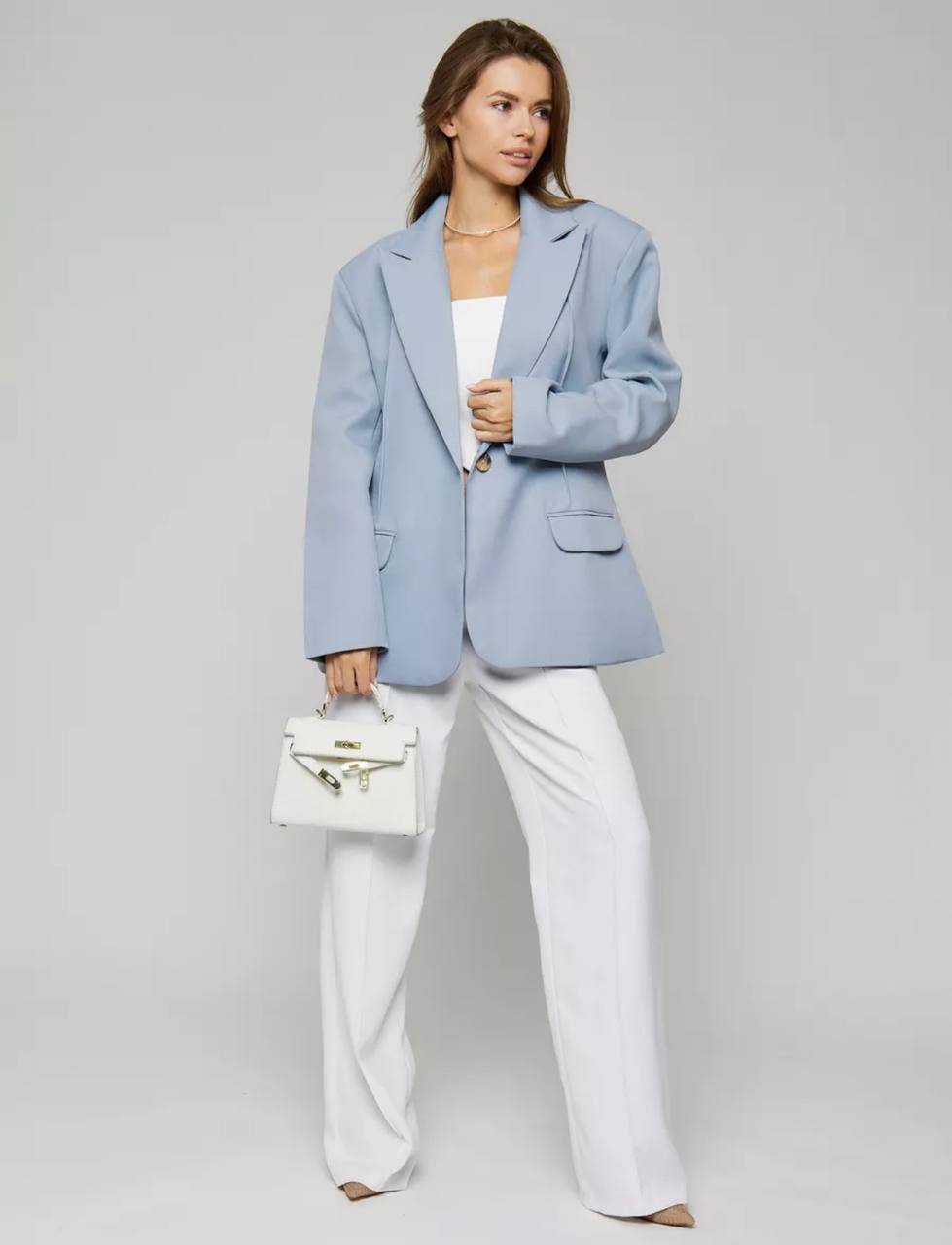 

Жакет женский ONE&CRAFT OCJACK бирюзовый 46 RU, OCJACK