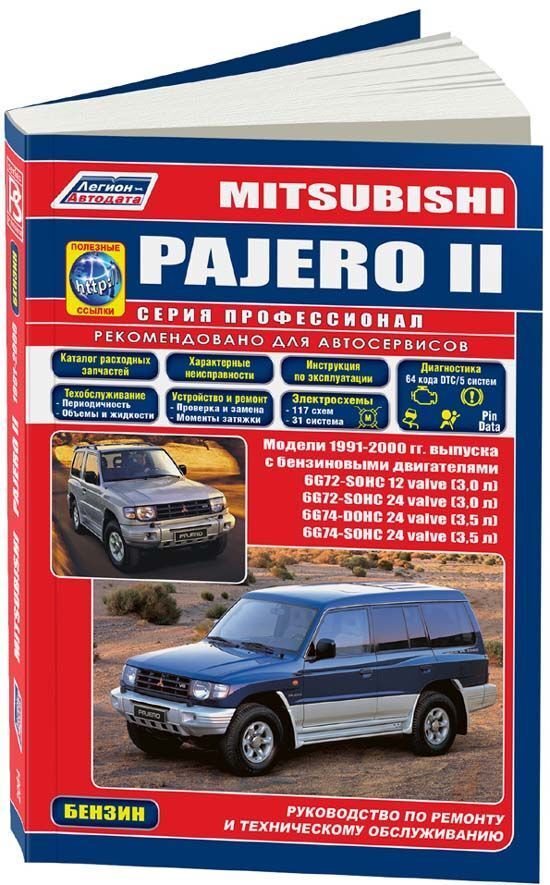 

Mitsubishi PAJERO бензин V6 (1991-2000г.) ( 1/8)