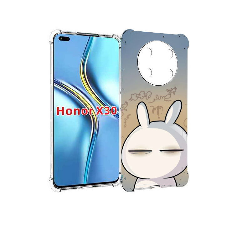 

Чехол MyPads Подозрительный-зайка для Honor X30 / Magic4 Lite 5G, Прозрачный, Tocco