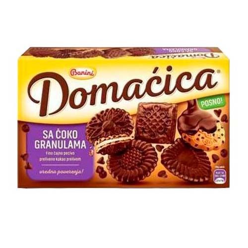 Печенье Banini Domacica шоколадное микс 200 г