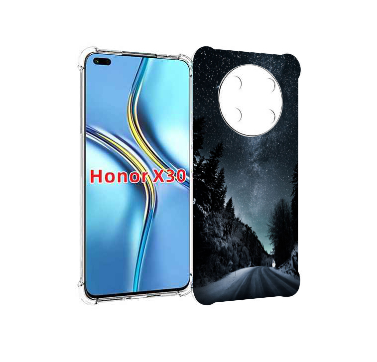 

Чехол MyPads Ночной-лес для Honor X30 / Magic4 Lite 5G, Прозрачный, Tocco