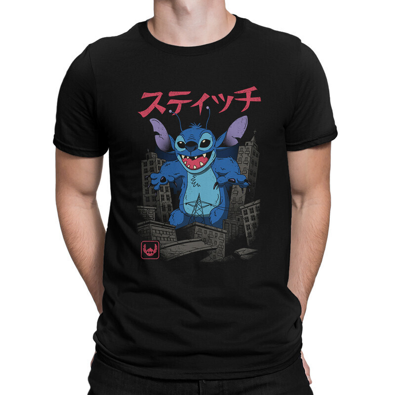 

Футболка мужская Dream Shirts Стич 10006622 черная 3XL, Стич 10006622