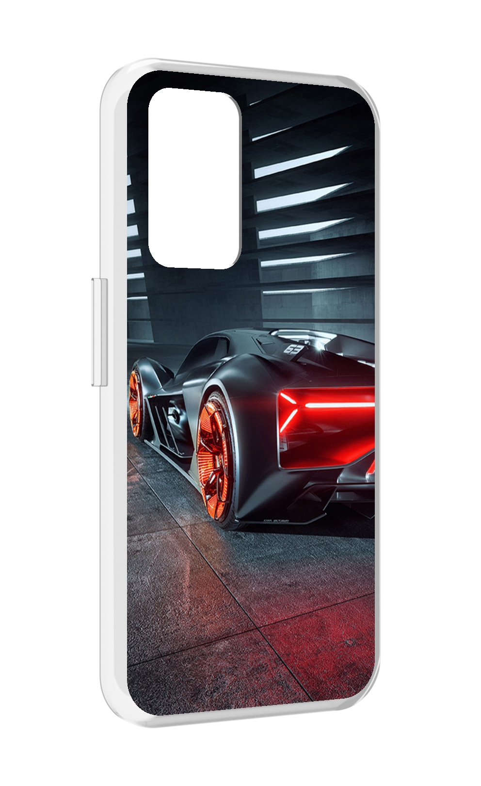 

Чехол MyPads Ночной-город мужской для Realme GT Neo3T, Прозрачный, Tocco