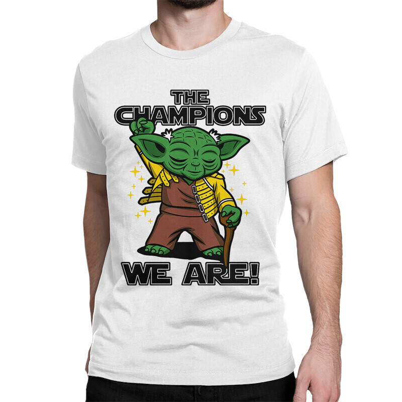 фото Футболка мужская dream shirts йода - the champions we are 10006612 белая m