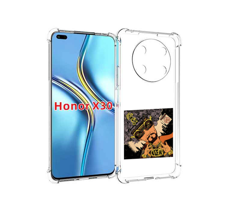 

Чехол MyPads Неразбериха Noize MC для Honor X30 / Magic4 Lite 5G, Прозрачный, Tocco