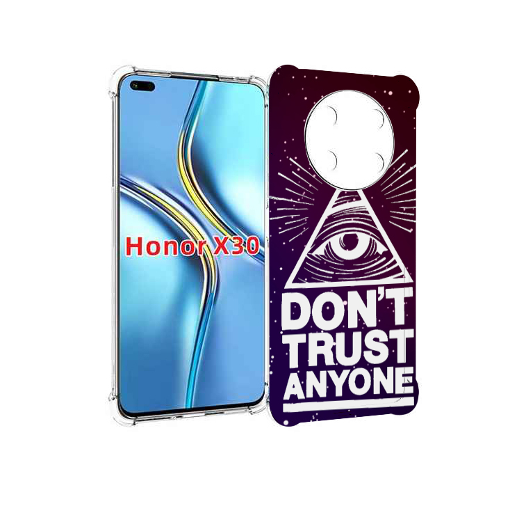 

Чехол MyPads Не-доверяй для Honor X30 / Magic4 Lite 5G, Прозрачный, Tocco