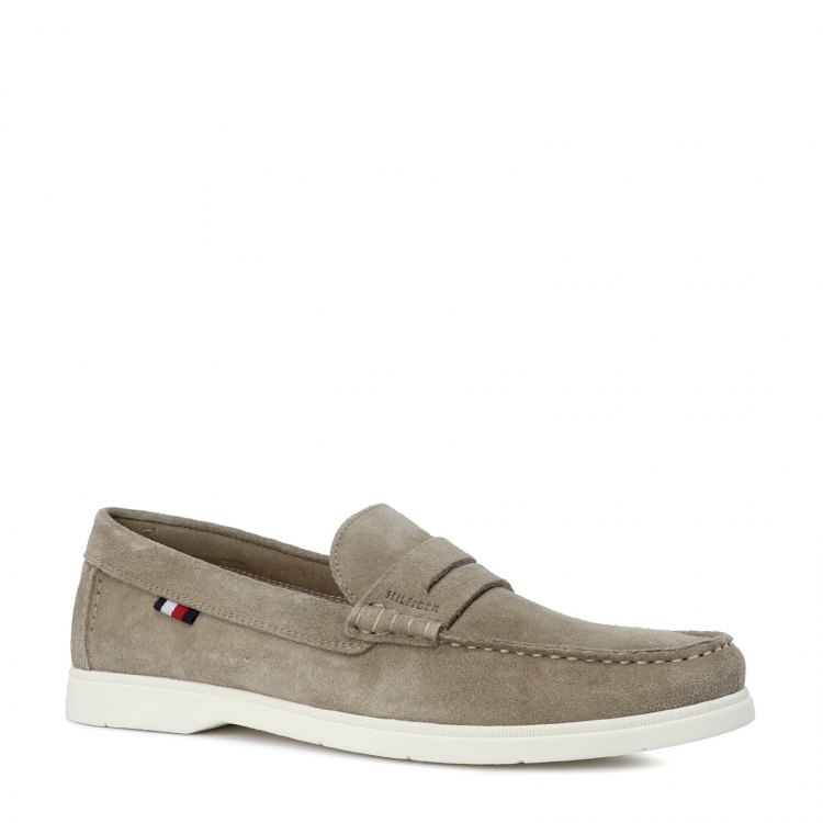 

Лоферы мужские Tommy Hilfiger FM0FM03603 серые 46 EU, FM0FM03603