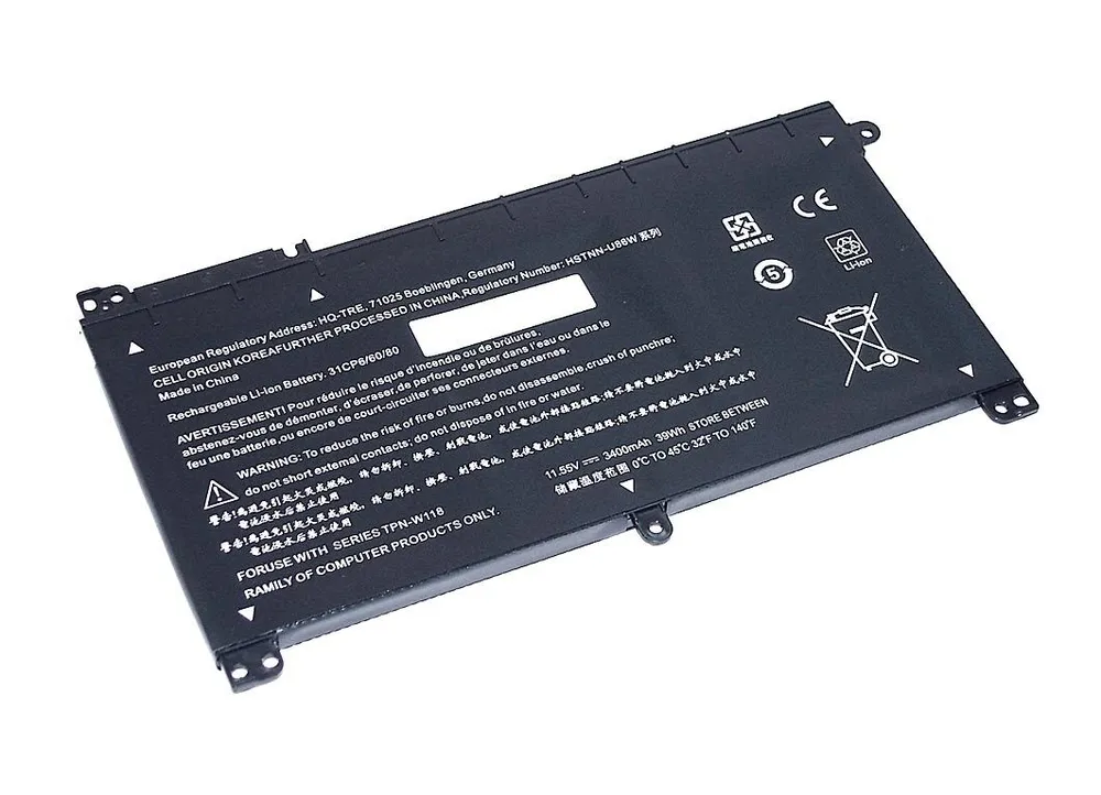 

Аккумулятор для ноутбука Sino Power BI03-3S1P 3400 мАч 11,55В, BI03-3S1P