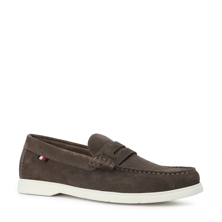 

Лоферы мужские Tommy Hilfiger FM0FM03603 коричневые 46 EU, FM0FM03603