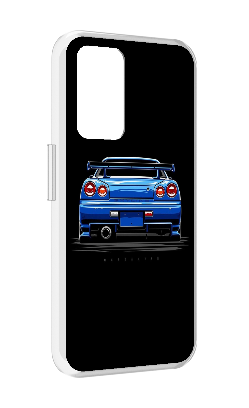 

Чехол MyPads Машина-синяя мужской для Realme GT Neo3T, Прозрачный, Tocco