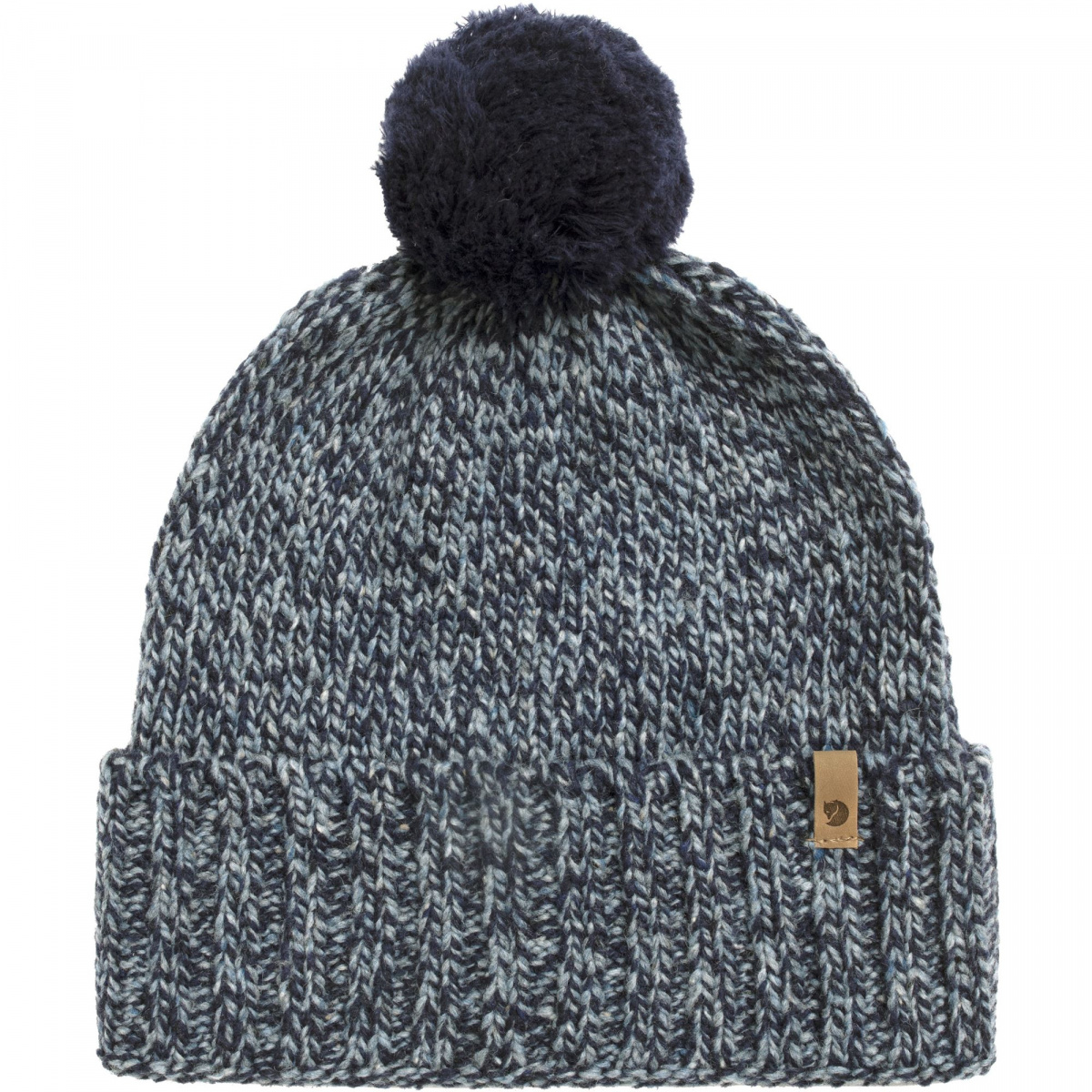 фото Шапка бини унисекс fjallraven цvik pom hat dark navy, р 54-60