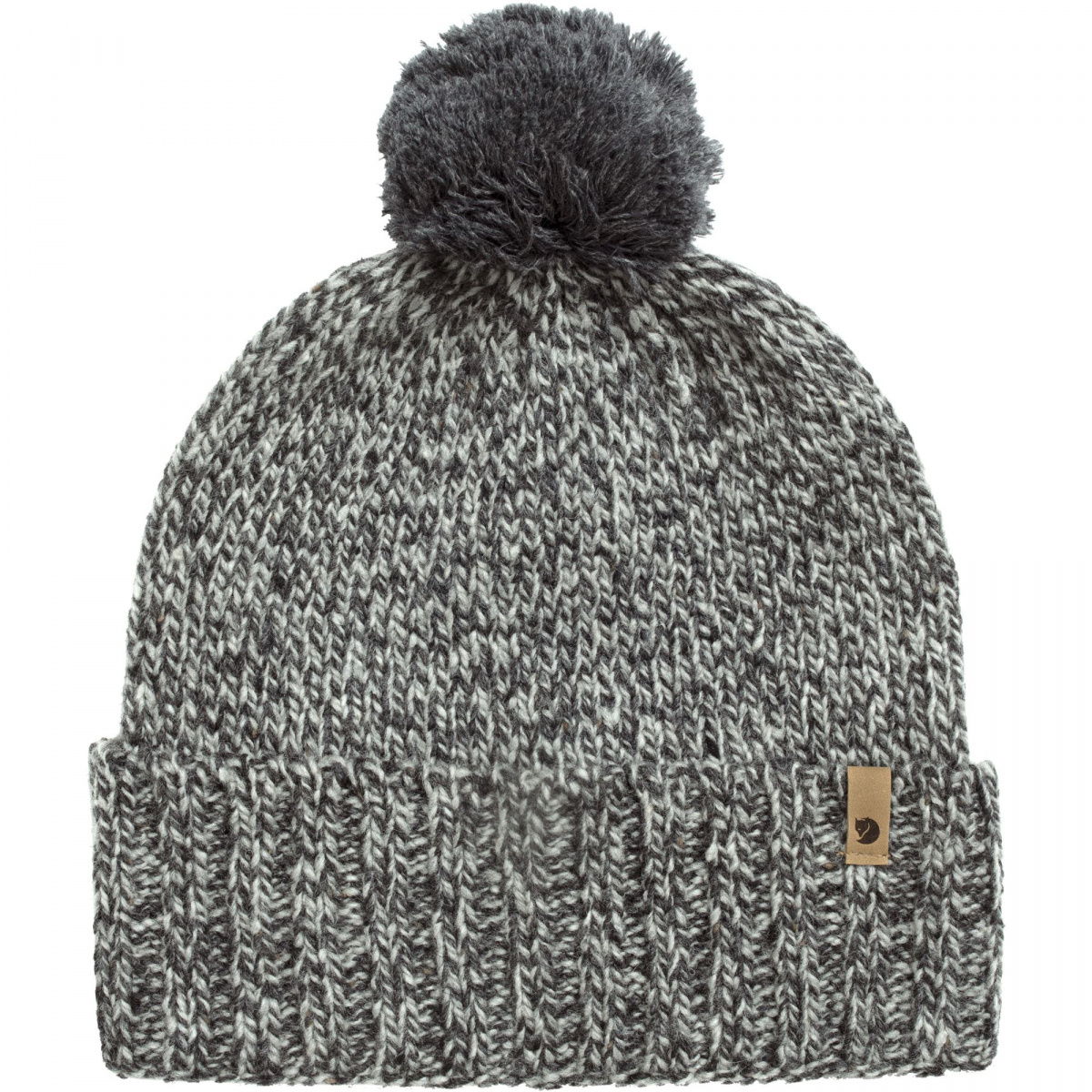 фото Шапка бини унисекс fjallraven цvik pom hat grey, р 54-60