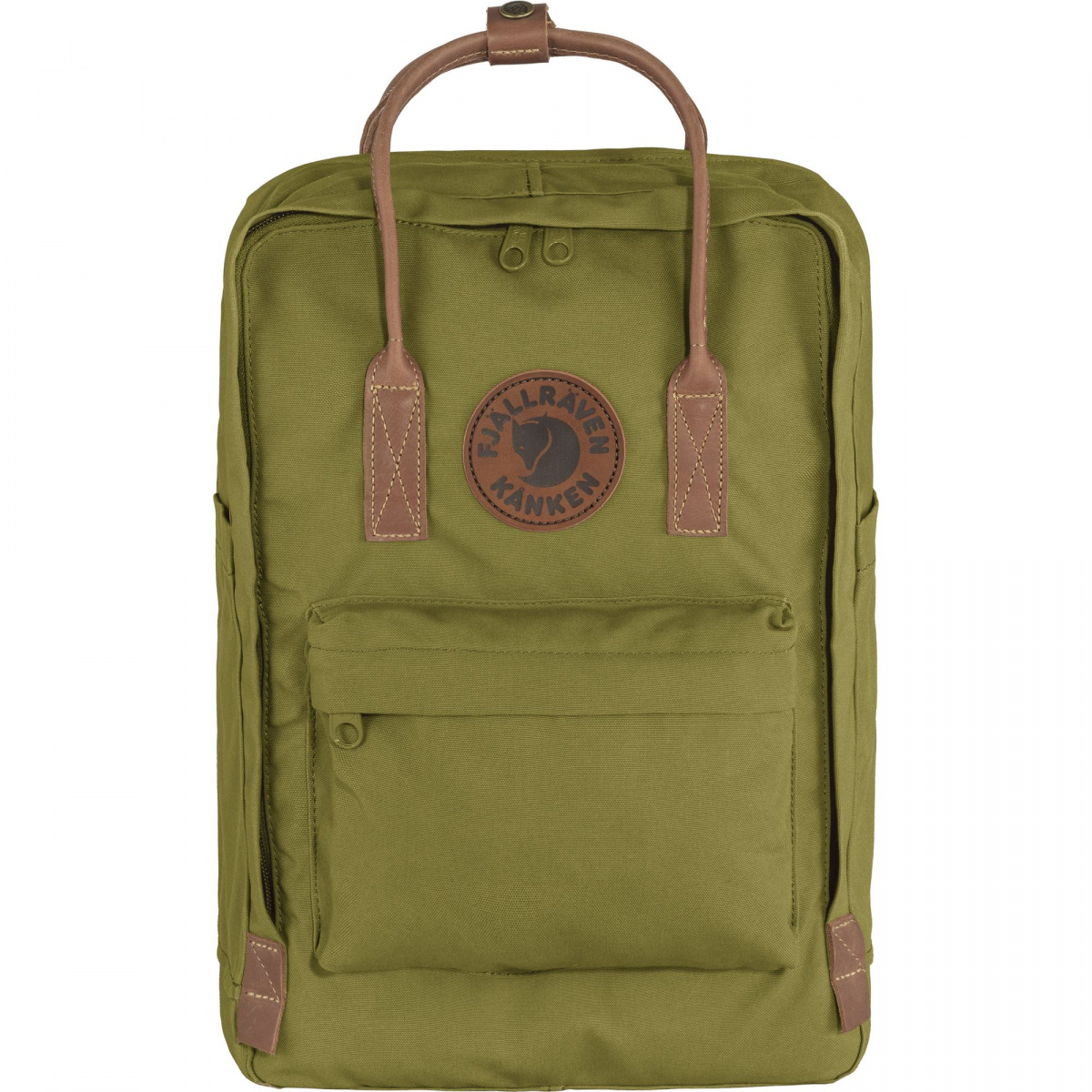 фото Рюкзак женский fjallraven kanken no.2 laptop foliage green, 40x28x16 см