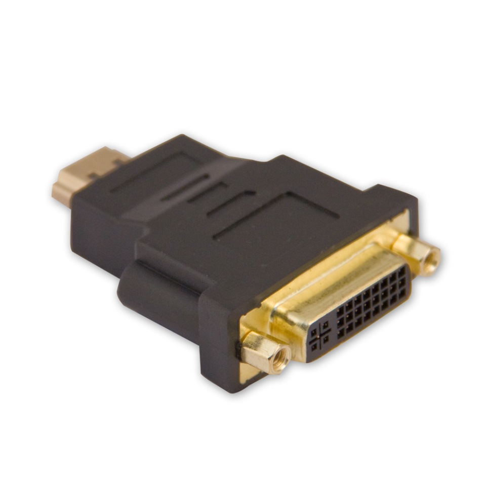 Адаптер (переходник)  HDMI A вилка - DVI розетка