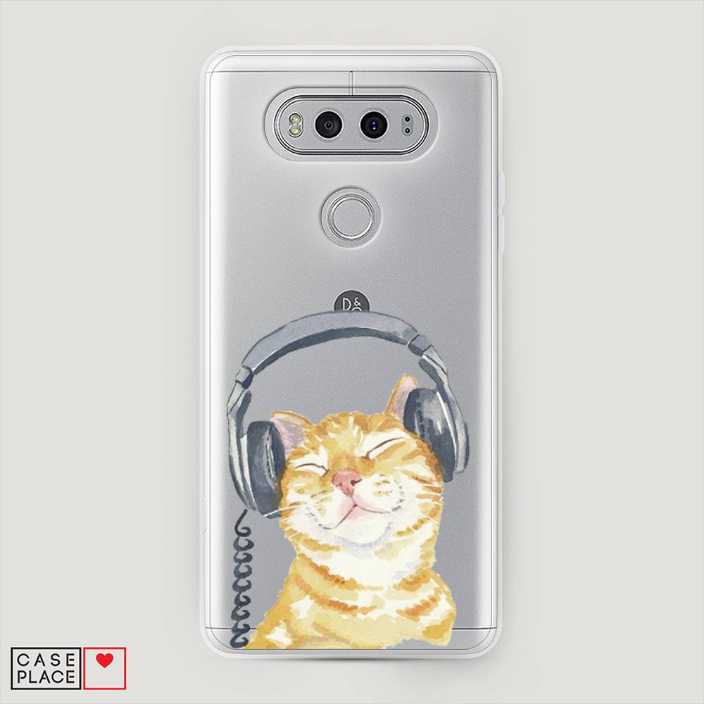 

Чехол Awog "Кот меломан" для LG V20