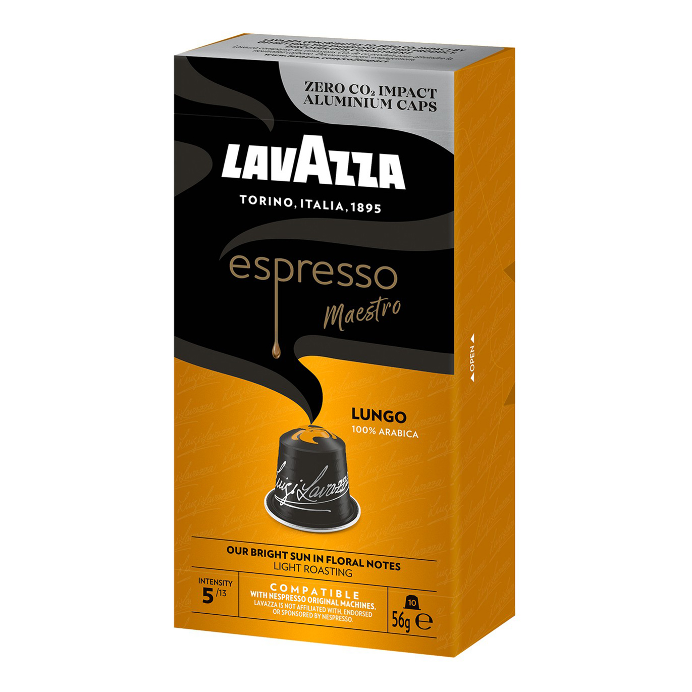 фото Кофе lavazza espresso maestro lungo в капсулах 5,6 г х 10 шт