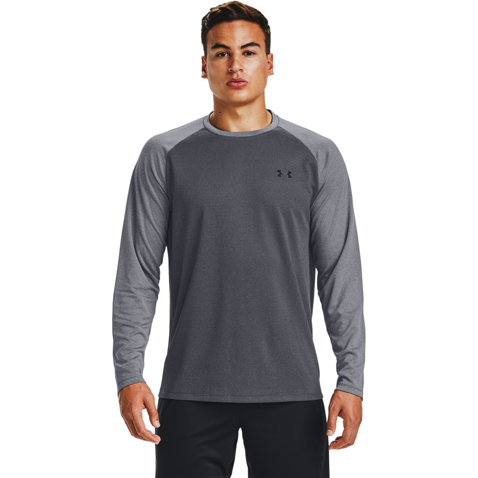 

Лонгслив мужской Textured LS Under Armour черный L, Textured LS
