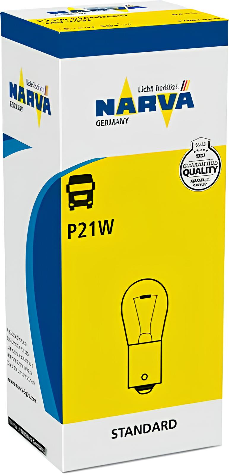 

Лампа 24V P21W Ba15s NARVA