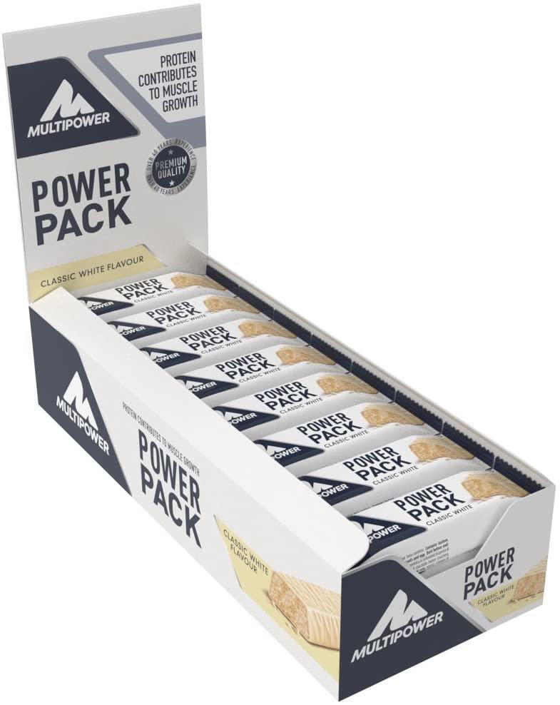 фото Протеиновый батончик multipower, power pack classic, 24x35г (белый шоколад)