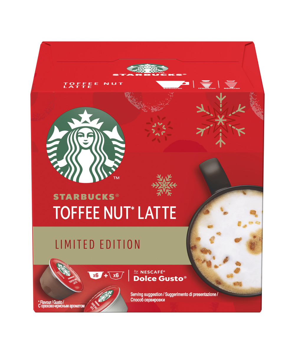 фото Кофе starbucks toffee nut latte limited edition в капсулах 12 шт