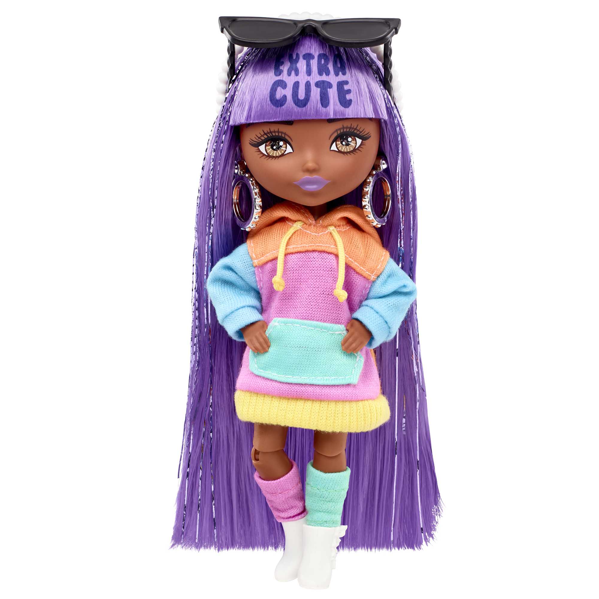 Кукла Barbie Экстра Мини Девочка с сиреневыми волосами HGP62HJK66