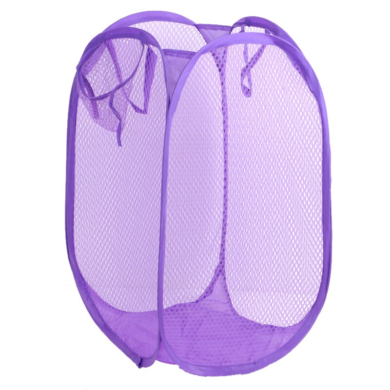 фото Складная корзина для белья (цвет: фиолетовый ) markethot